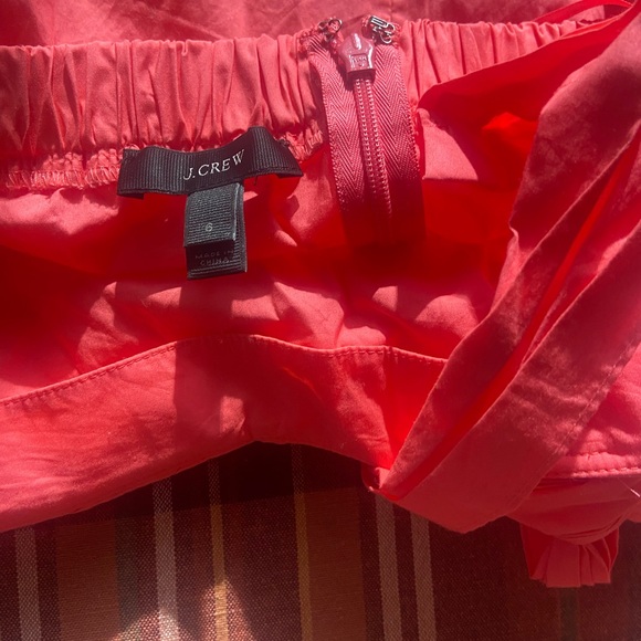 J. Crew Coral One-Shoulder Top with Bow - Picture 6 of 6